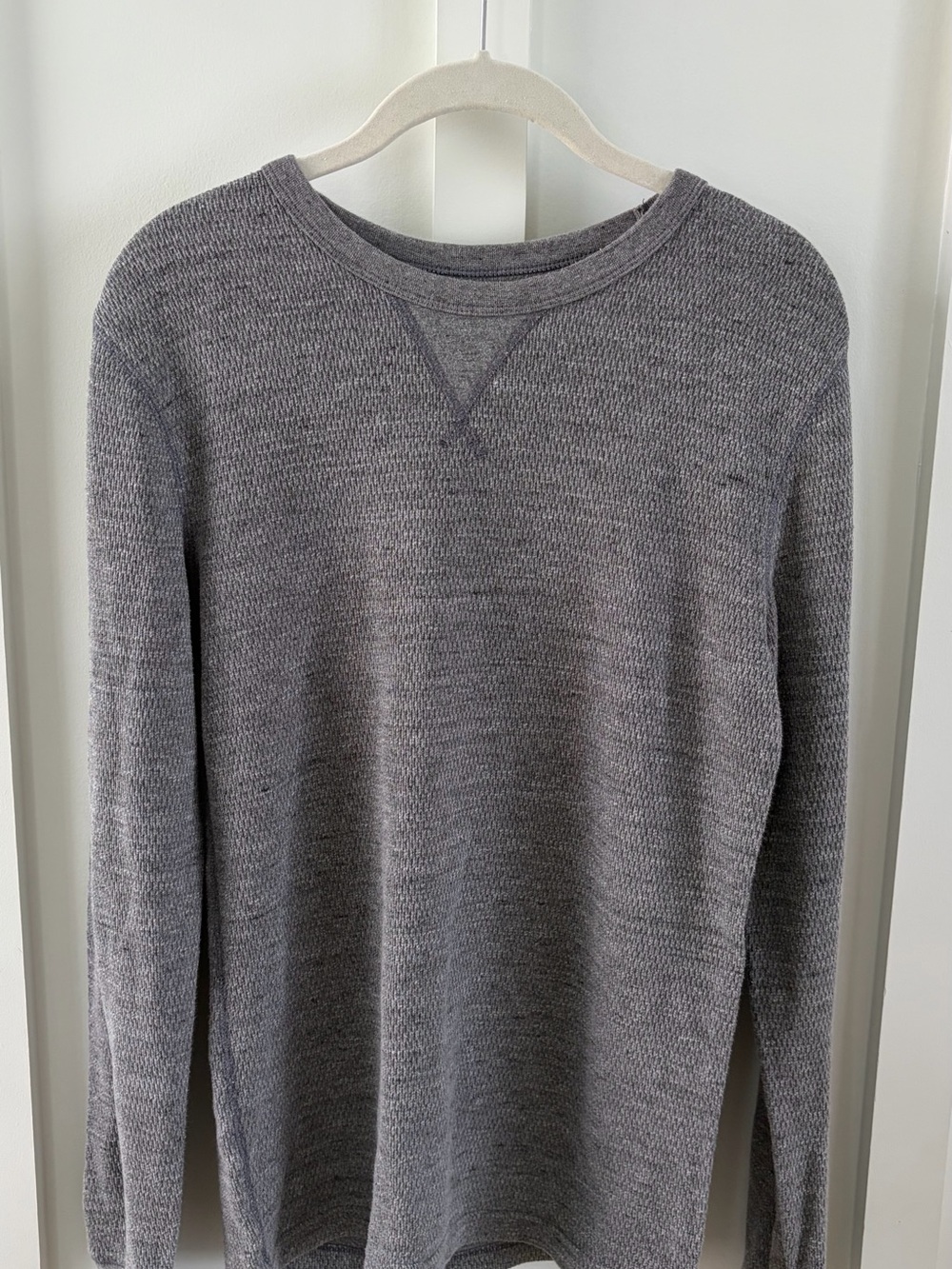 Sonoma Men’s Heather Gray Knit Sweater | Size Small | Crewneck Layer